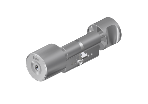 Europejska wkładka bębenkowa z pokrętłem (30/30 mm)D5S.300L.SB